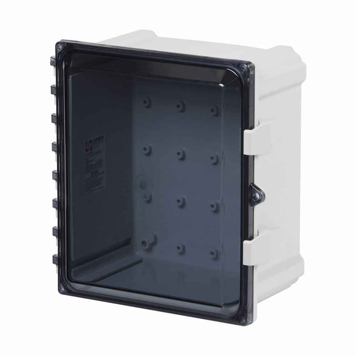 B-Line Eaton series JIC panel enclosure, 7.4" height, 5.8" length, 8.6" width, 4X, Hinged cover, 4XPCQRCC enclosure, Wall mount, Medium single door,