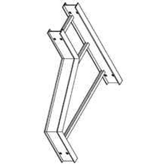 B-Line REDUCER, SERIES 2,3,4&5, RIGHT, 5" / 6" HEIGHT, 30" TO 6" WIDTH, ALUMINUM