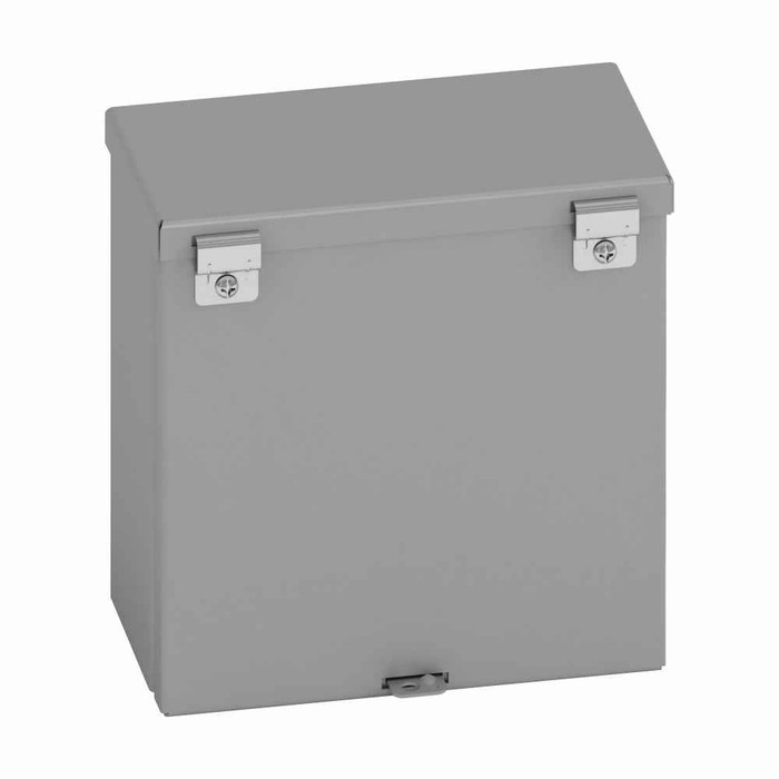B-Line Eaton series Type 3/3R junction boxes, 8" height, 4" length, 8" width, 3R, Hinged cover, RTHC NK enclosure, Surface mounted, Small single door