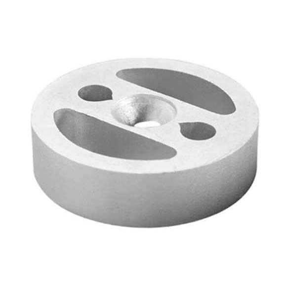 Rockwood 449 Door Stop Riser, Mill Aluminum