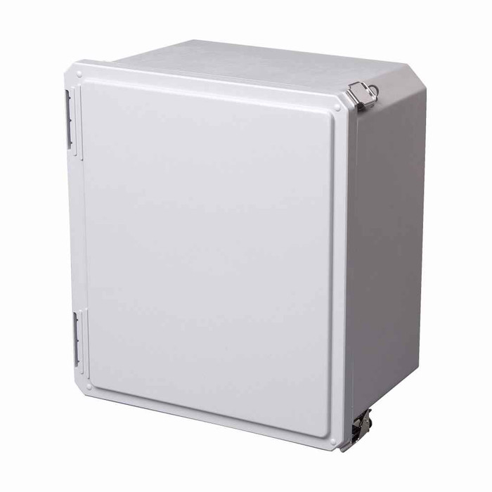 B-Line Eaton series JIC panel enclosure, 9.39" height, 4.31" length, 9.76" width, 4X, Hinged cover, SDFQR enclosure, Wall mount, Medium single door,