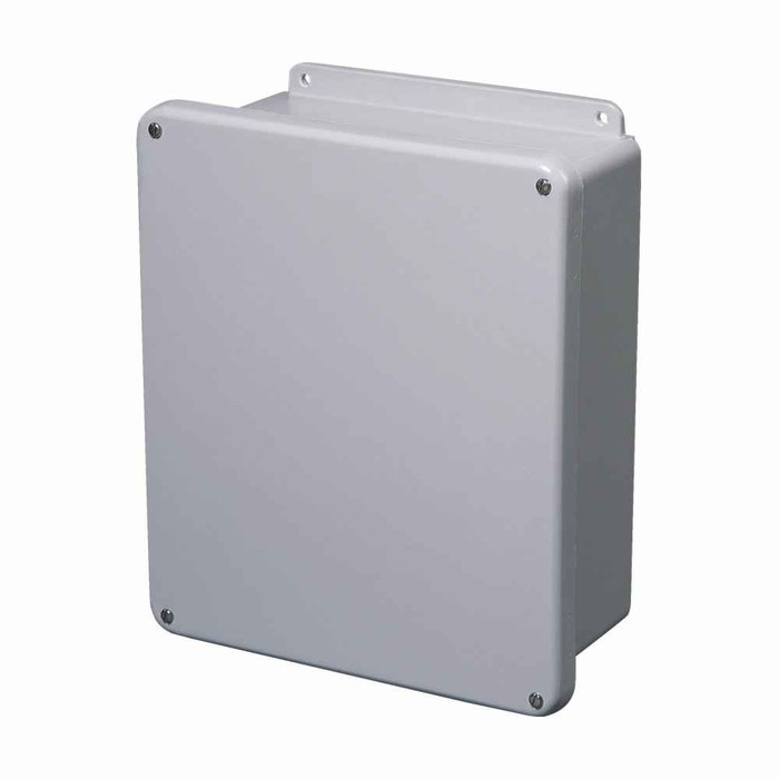 B-Line Eaton series JIC panel enclosure, 9.56" height, 4.89" length, 9.38" width, 4X, Hinged cover, 4XFLC enclosure, Wall mount, Medium single door,