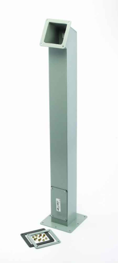 B-Line Eaton series other enclosure accessories, ANSI 61 gray polyester powder coated, Steel, Columns, 14 gauge