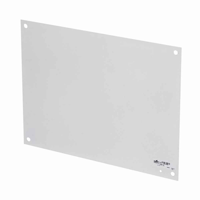 B-Line Eaton series fiberglass accessories, 4X, Gray, Steel, Back panel, Fiberglass accessories, 14 gauge