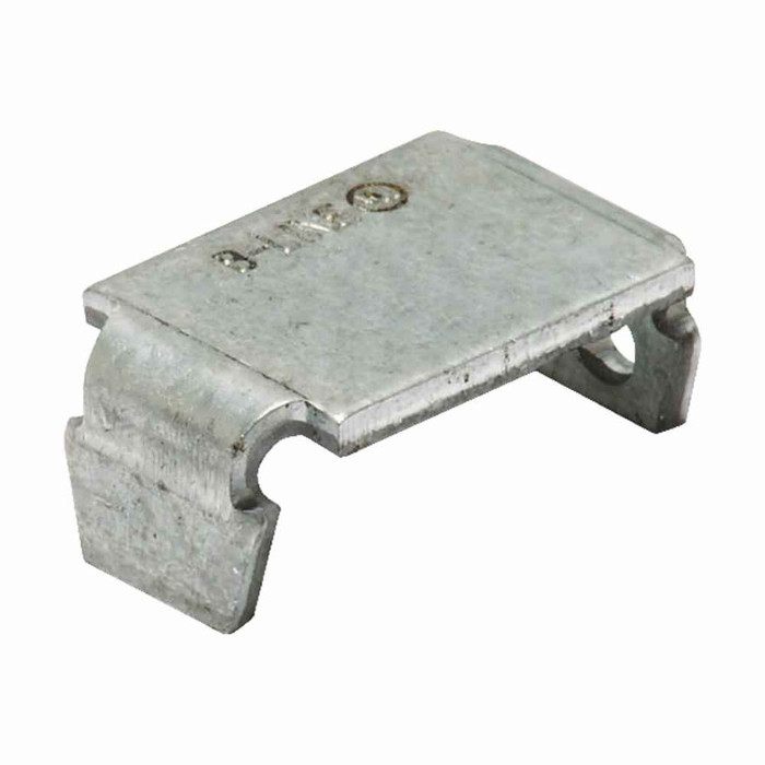 B-Line Eaton series strut fittings and accessories, 1.01" Height, 1.62" Length, 1.62" Width, .06lbs, Steel, End cap, Fits channel type B42, Electro-pl