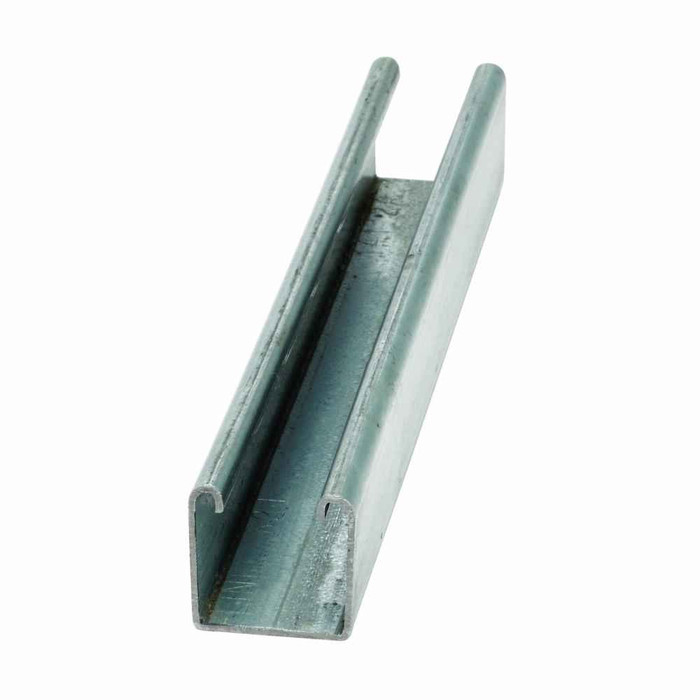 B-Line Eaton series strut channel, 1.62" channel height, 120" channel length, 1.62" channel width, 14 Gauge steel, B24 channel type, Pre-galvanized B-Line Eaton series strut channel, 1.62" channel height, 120" channel length, 1.62" channel width, 14 Gauge steel, B24 channel type, Pre-galvanized