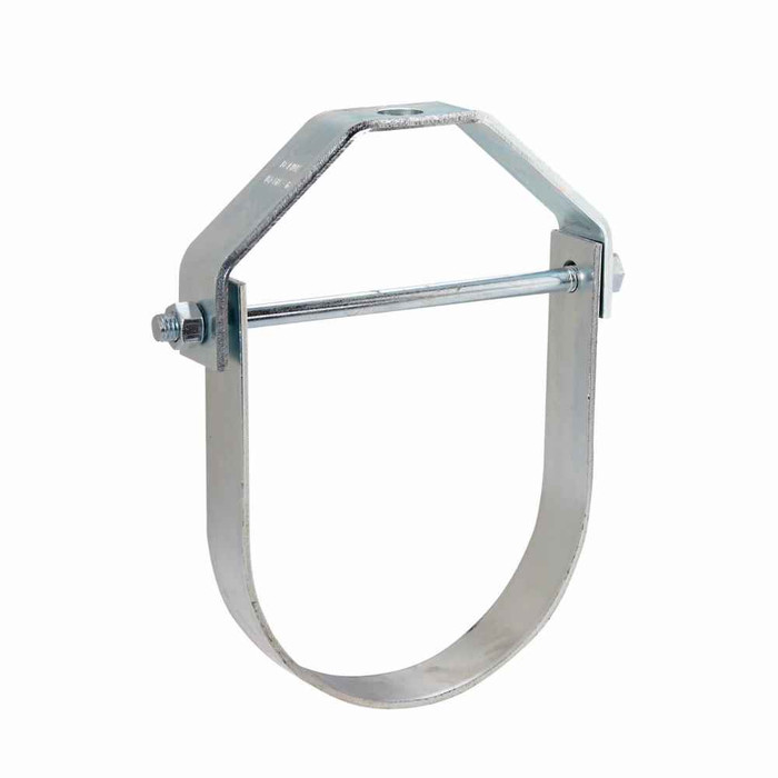 B-Line Eaton series clevis hanger, 1.75" height, 17.875" length, 17.5" width, Steel, Slide rite clevis hanger, Type 1, Zinc chromate, 12" pipe size, 7