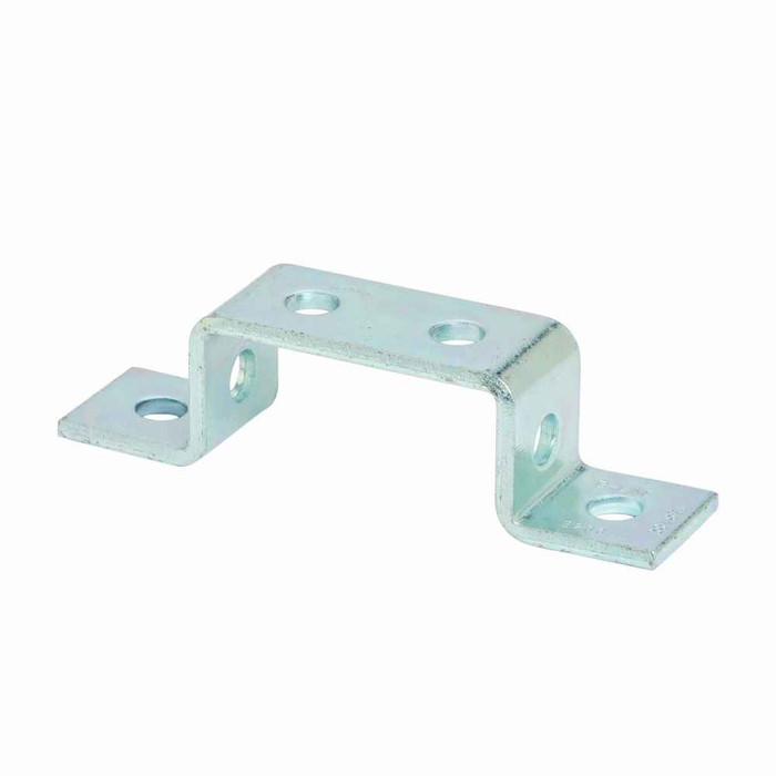 B-Line Eaton series strut fittings and accessories, 1.62" Height, 7.03" Length, 1.62" Width, 1.05lbs, Steel, Six hole u-support, Hot-dipped galvanized