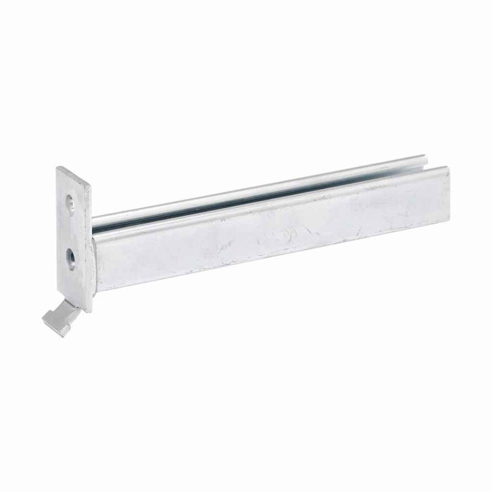 B-Line Eaton series strut fittings and accessories, 3.5" Height, 6" Length, 1.62" Width, 1.44lbs, Steel, Bracket, channel opening downward, Uniform lo