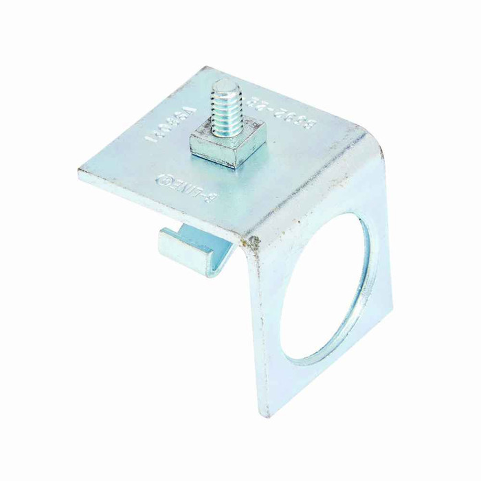 B-Line Eaton series strut electrical accessories, 1.62" height, 1.62" length, 1.62" width, Steel, 1 pc 1/4-20 square nut 1 pc B436S fixture stud nut,