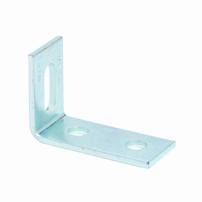 B-Line Eaton series strut fittings and accessories, 2" Height, 2.62" Length, 1.62" Width, .41lbs, Steel, Three hole adjustable corner angle, DURA GREE