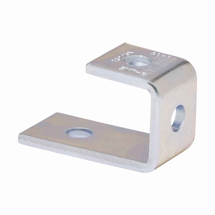 B-Line Eaton series strut fittings and accessories, 1.68" Height, 3.43" Length, 1.62" Width, .75lbs, Steel, Suspension member, Electro-plated zinc