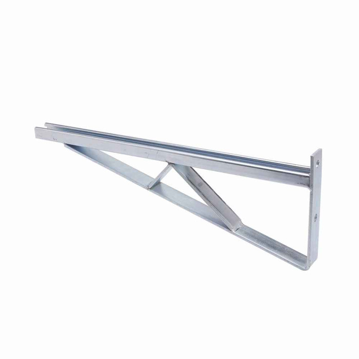 B-Line Eaton series strut fittings and accessories, 8.75" Height, 12" L, 1.62" W, 3.92lbs, Steel, Braced single bracket, Load capacity 2500 lbs, Botto