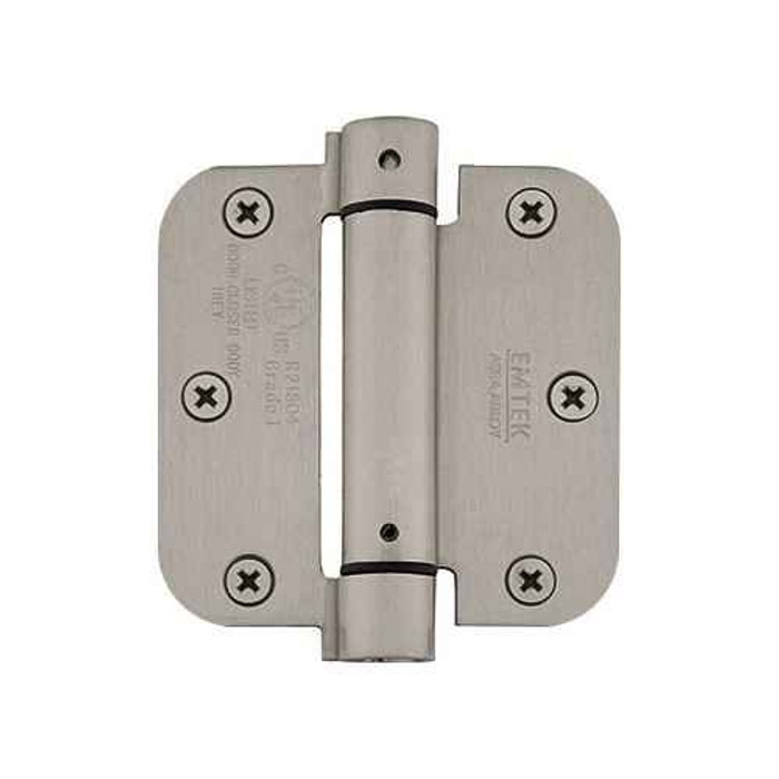 Emtek Emtek 95033 Spring Hinges (Pair), 3-1/2" x 3-1/2" with 5/8" Radius Corners, UL Listed, Plated Steel EMTEK-95033