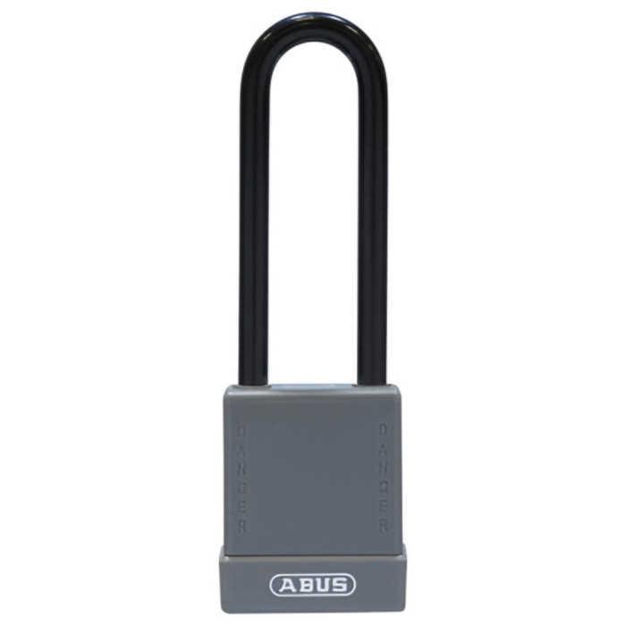 ABUS ABUS 76/40HB75 Plastic-Covered Aluminum Core Padlock KD, 1/4" Shackle dia., 1 37/64 Width, KD ABU-76/40HB75