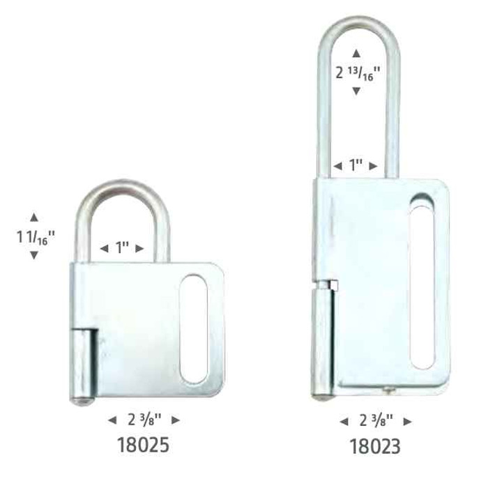 ABUS ABUS Galvanized Steel Butterfly Lockout Hasp ABU-1802X