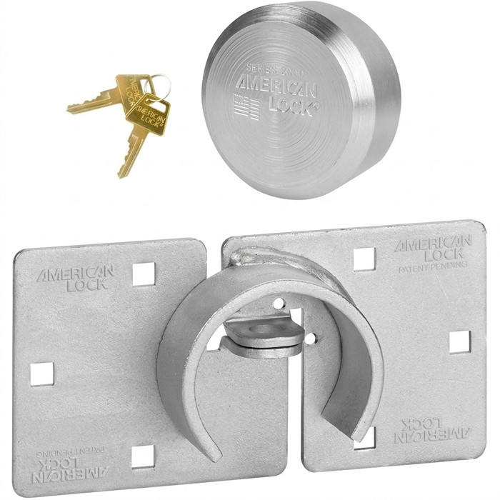 American Lock A801LHCMK Hidden Shackle Rekeyable Padlock, Keyed Different (Master Keyed)