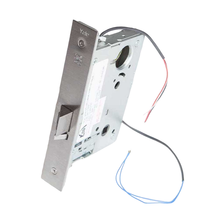 ACSI M1520M-AE-1-8808-LC Yale 8800 Series Office, Entry Mortise Lever Lock Fail Secure Motor Controlled Less Cylinder Authorized Egress