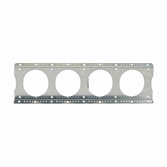 B-Line Eaton series strut pipe clamps and accessories, 6.5" height, 98" length, 1.3125" width, Used to support multiple runs of conduit pipe, Stainles