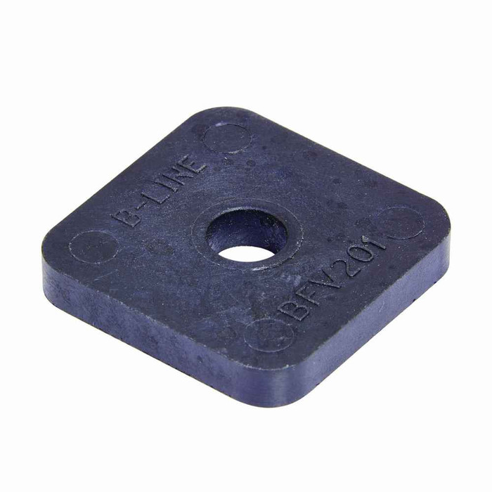 B-Line Eaton series strut fiberglass channel and fittings, 1.62" Height, 1.62" Length, 1.62" Width, 0.039lbs, Steel, Square washer for 3/8 bolt