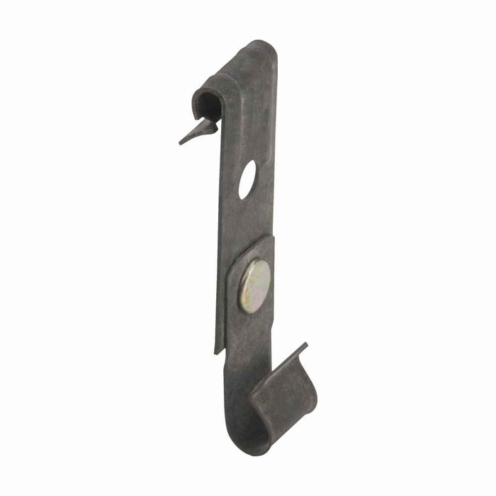 B-Line Eaton series cable support fasteners, Hangers, Flange, 0.062lbs, Wire Size: 14/2 and 12/2 with ground, Conduit to vertical flange hangers, .06"