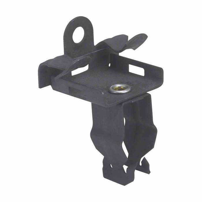 B-Line Eaton series conduit support fasteners, Beams, Flange, 1" Height, 1" Length, 1" Width, 0.085lbs, 0.5" EMT, Push-type conduit to beam fasteners,