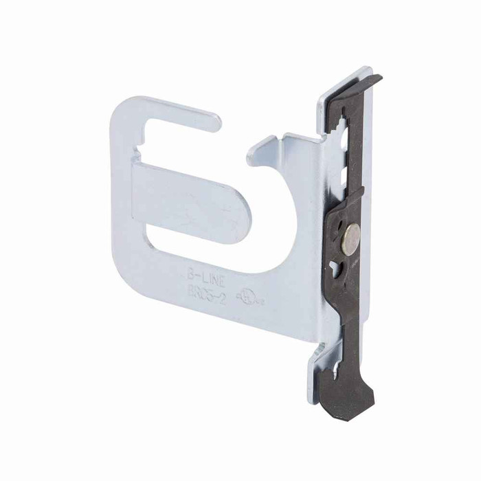 B-Line Eaton series cable support fasteners, Conduit and cable, 0.048lbs, Multi-run cable carrier for MC/AC cable, .38" Min, .44" Max mount size, .43"
