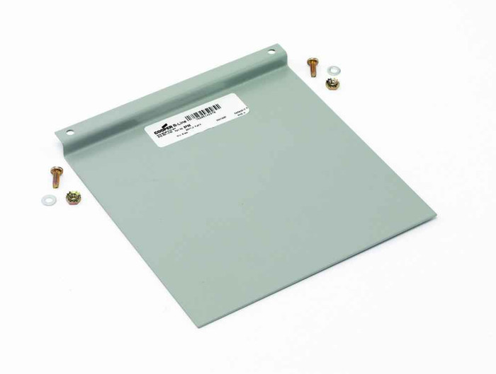 B-Line Eaton series bolt on accessories, ANSI 61 gray polyester powder coated, Steel, Bolt-on accessories, 6" X 4", Baffle plates, 16 gauge