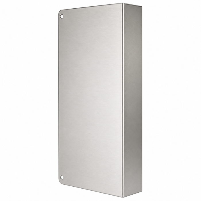 Don-Jo 40-CW 40 CW Blank Wrap Around Plate, 4-1/4" x 9" for 1-3/4" Doors with Trim Screws