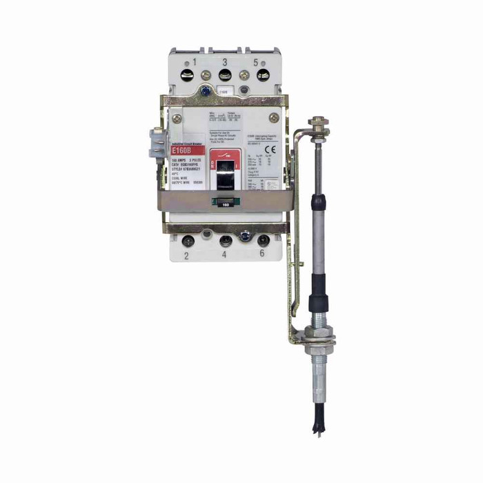 B-Line Eaton accessory handle mechanism, Flex shaft flange-mounted handle mechanism, EG-Frame, Frame J-K, Series C, 4 ft