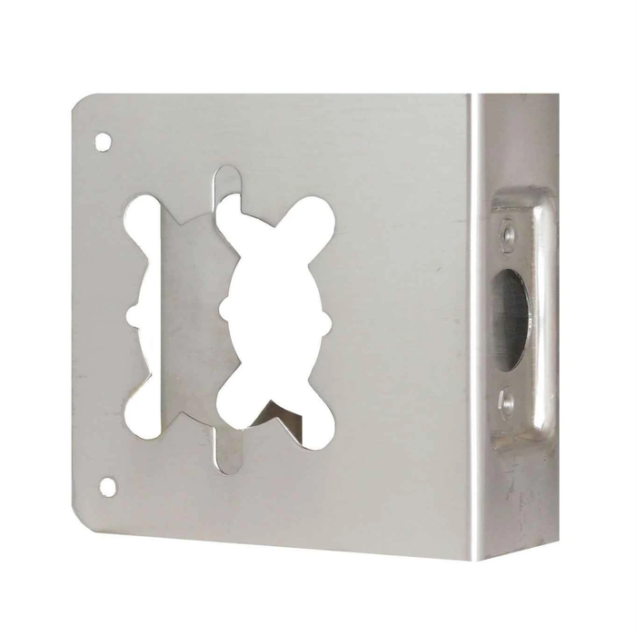 Don-Jo 81-2-CW 81 Wrap Around Plate 4-3/4" x 4-1/2" with 2-3/4" Backset for 1-3/4" Doors