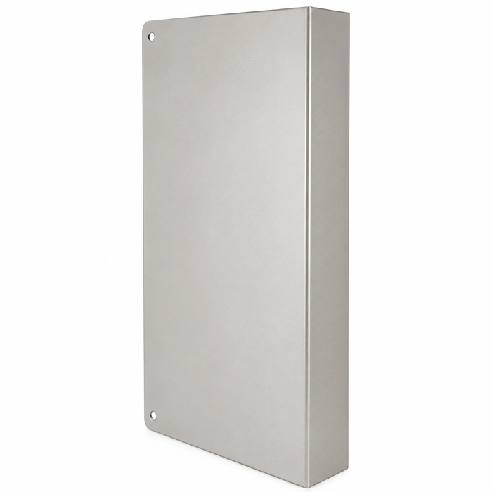 Don-Jo 90-CW 90 CW Blank Wrap Around Plate 5" x 12" for 1-3/4" Doors with Trim Screws