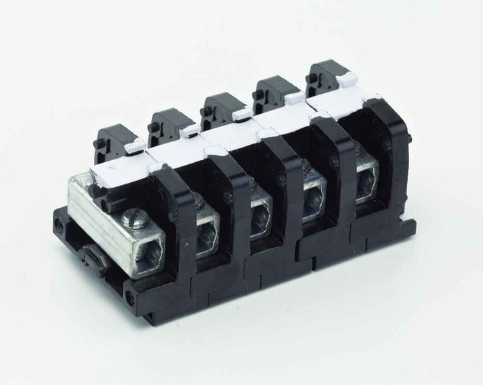 B-Line Eaton series accessories, 12, Type 12-AW-14, Channel mount, Console accessories, #18-#4 heavy-duty flat base terminal block