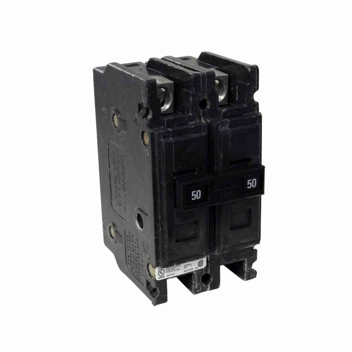 B-Line Eaton Quicklag Type QCHW Industrial Thermal-Magnetic Circuit Breaker,Industrial miniature ,55 A,22 kAIC,Two-pole,120/240 V,Thermal-magnetic,Cab