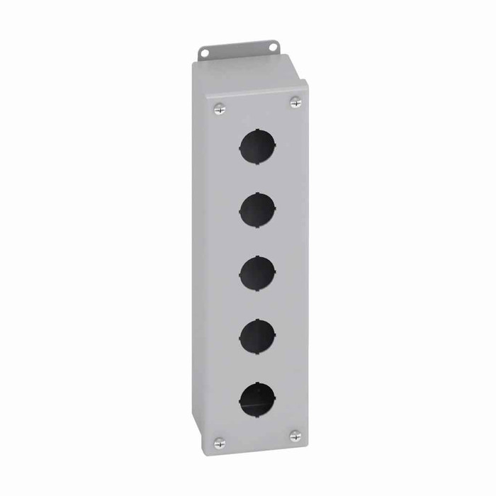 B-Line Eaton series push button enclosures, 8" height, 2.75" length, 3.25" width, 4X, Screw cover, PVM4XS enclosure, Surface mounted, Medium single d