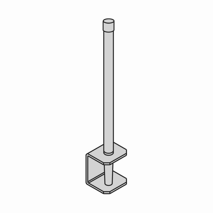 B-Line Eaton series runway retaining post, Used to increase cable capacity fill of runway, Cable retaining post, A513 steel, Yellow zinc finish