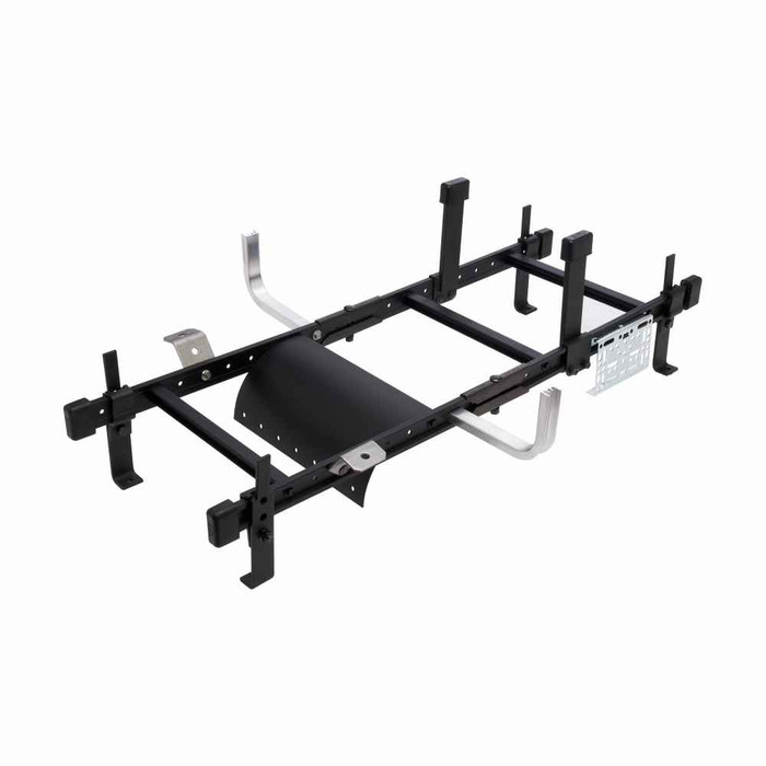 B-Line Eaton series runway support, Telco gray finish, Brushed aluminum, Used with 3/8" X 2" stringers, Cable runway center hung supports