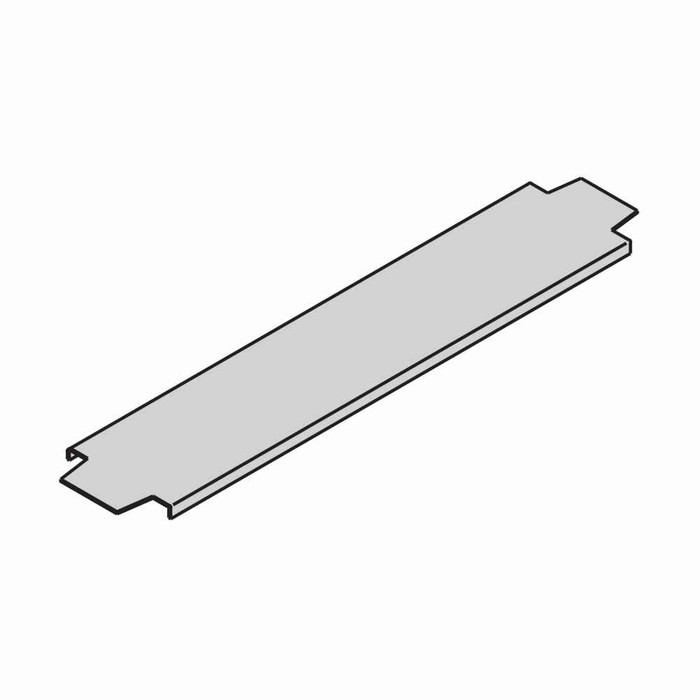 B-Line Eaton series open racks, Aluminum, Aluminum - brushed, Two-post network equipment rack base dust cover