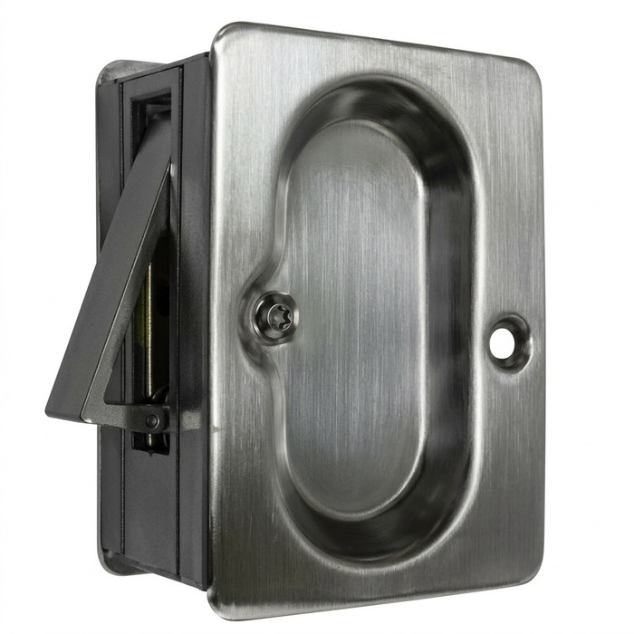 Cal-Royal PRIPDL21 Heavy Duty Passage Sliding Door Lock with Architectural Finishes