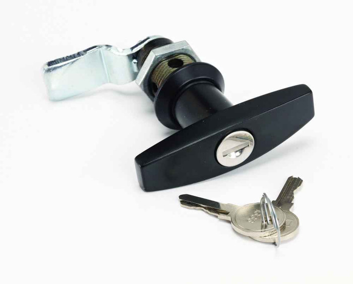 B-Line Eaton series lock latch and handle, 4, Black, Type 4 quarter-turn enclosure locks, latches, and inserts, Ground mount, Locks, latches, inserts