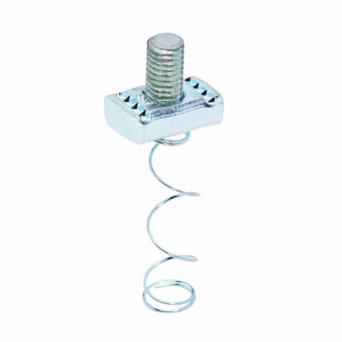 B-Line Eaton series strut channel, nuts, all threaded rod, Steel, 1" stud nut, Electro-plated zinc, 1/2"-13 thread size