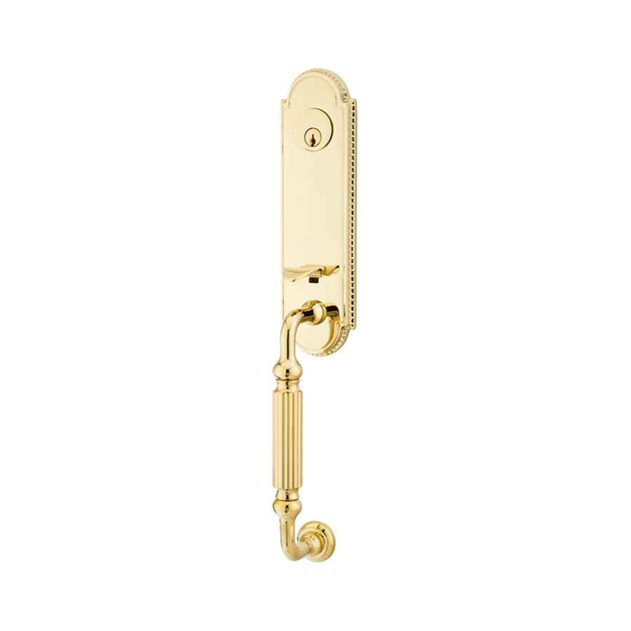 Emtek Emtek 4321 Orleans Double Cylinder Entrance Handleset - Brass Tubular EMTEK-4321
