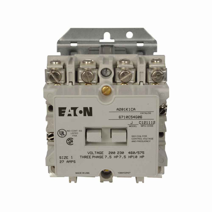 B-Line A201K1BL Eaton Freedom NEMA motor control contactor
