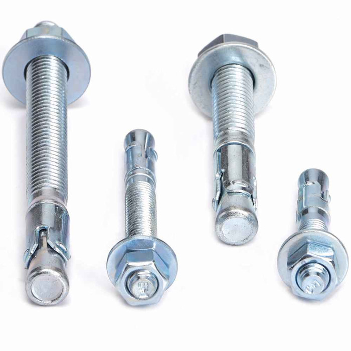 B-Line AWA-37-275SS Eaton series fastener hardware and accessories, Heavy and medium duty all purpose anchor, Stainless steel,3⁄8" x 2-3⁄4", Anchors can be installed through the fixture,Wedge anchor
