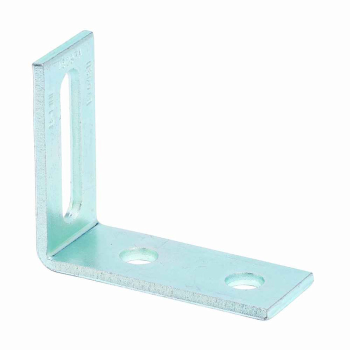 B-Line B104SHSS4 Eaton series strut fittings and accessories, 4.12" Height, 4.12" Length, 1.62" Width, .78lbs, Steel, Pre-assembled fitting, Three hole adjustable corner angle, 90 deg, Stainless steel type 304