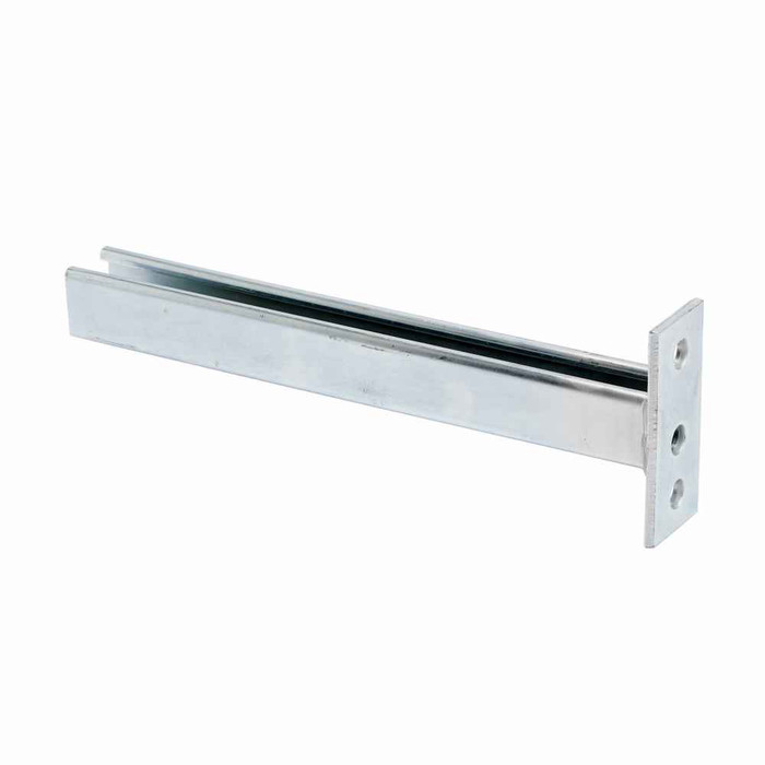 B-Line B409-24SS6 Eaton series strut fittings and accessories, 4.62" Height, 24" Length, 1.62" Width, 4.50lbs, Steel, Single channel bracket, Uniform load capacity 480 lbs, Stainless steel type 316