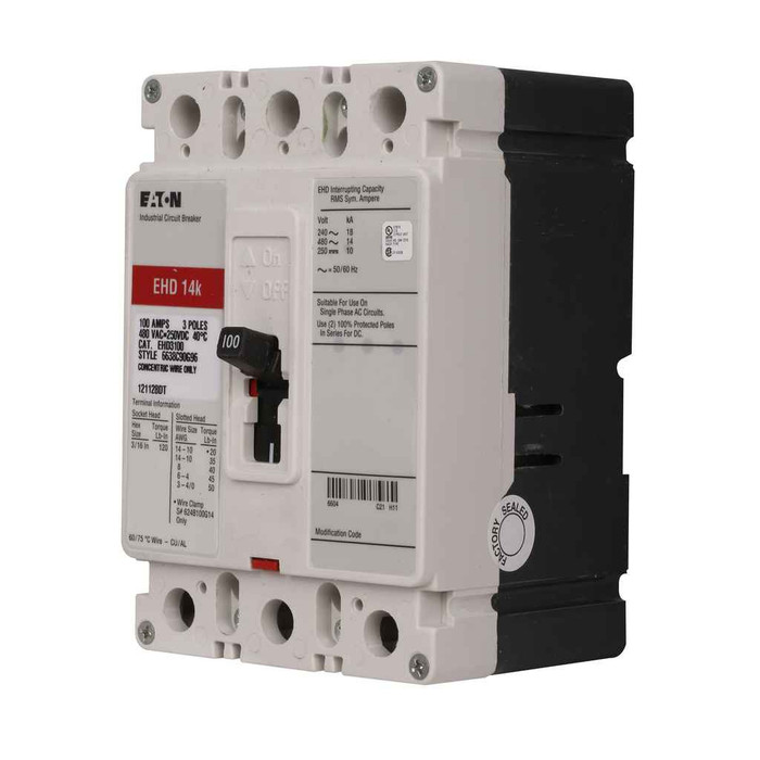 B-Line EHD3050A06 Eaton Series C complete molded case circuit breaker