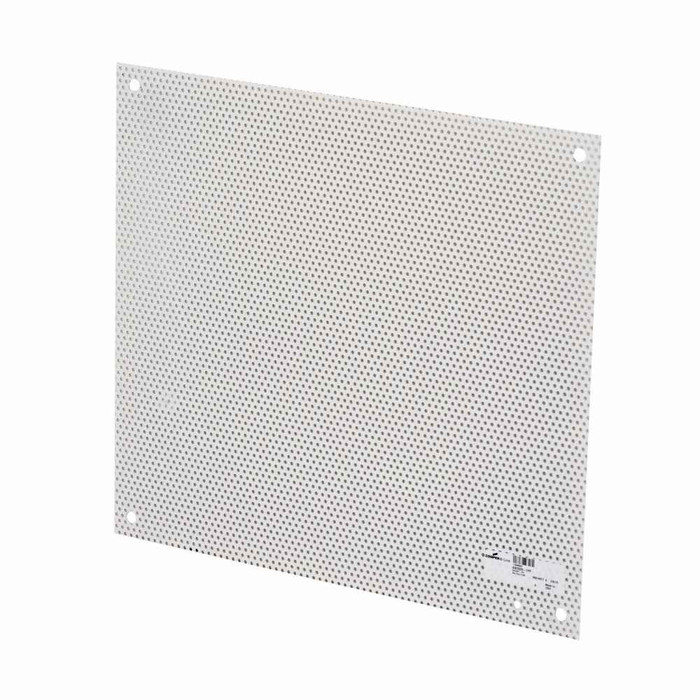 B-Line N88PP Eaton series panels and panel accessories, NEMA 1, White powder coated, Enclosure used to mount light-weight components, Steel, Small enclosure flat perforated panel