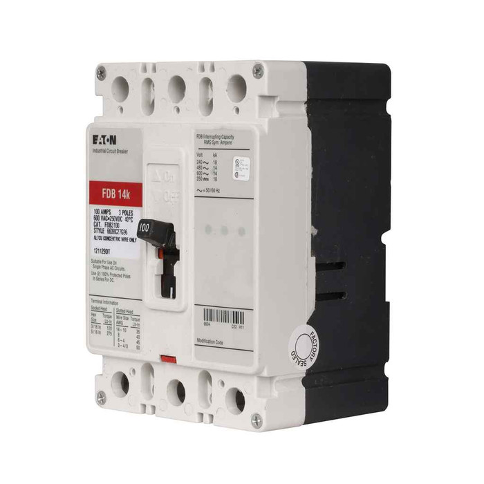 B-Line FDB3125L Eaton Series C complete molded case circuit breaker
