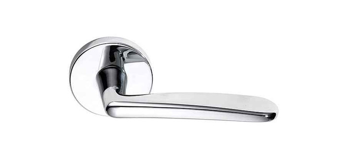 Emtek Emtek Modern Classic Brass Leverset - Poseidon Lever, Privacy Set EMTEK-LEVERSETS-POSEIDON-PRIVACY